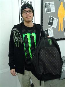 Jason received all the Monster Energy gear for free by returning his caps. 