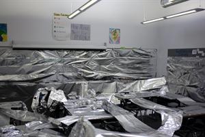 Seniors foiled in Mainella’s everything in honor of the foiling method.