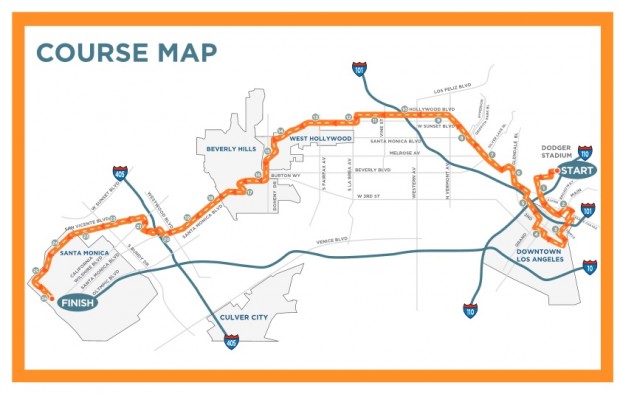 La-Marathon-2014-course-map