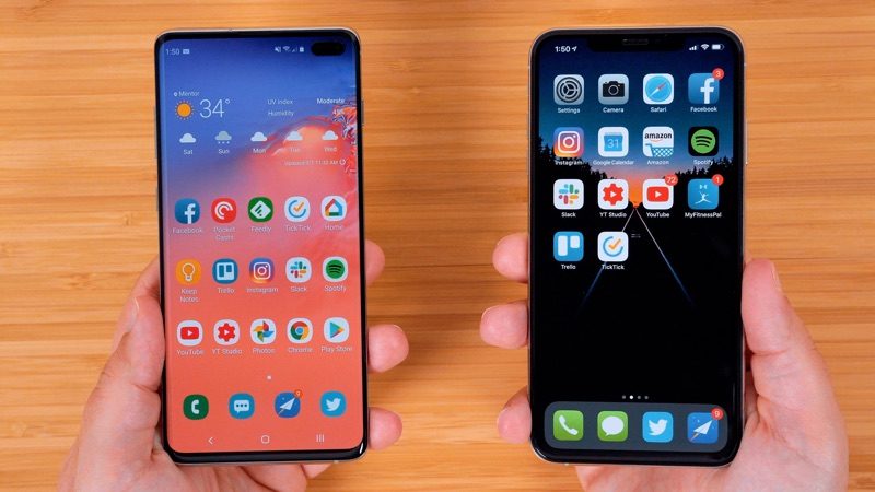 Samsung Galaxy S10 vs. Iphone XS