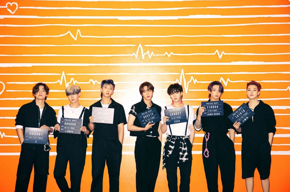 The+members+of+the+popular+K-Pop+group%2C+BTS.+
