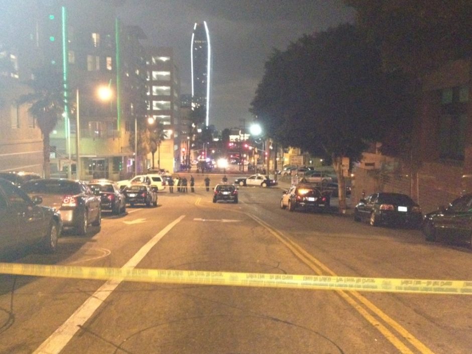 A crime scene in Los Angeles back in 2012./KPCC.org