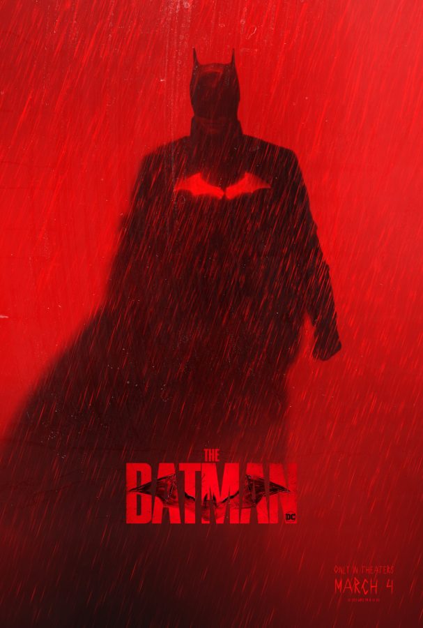The Batman poster with release date.