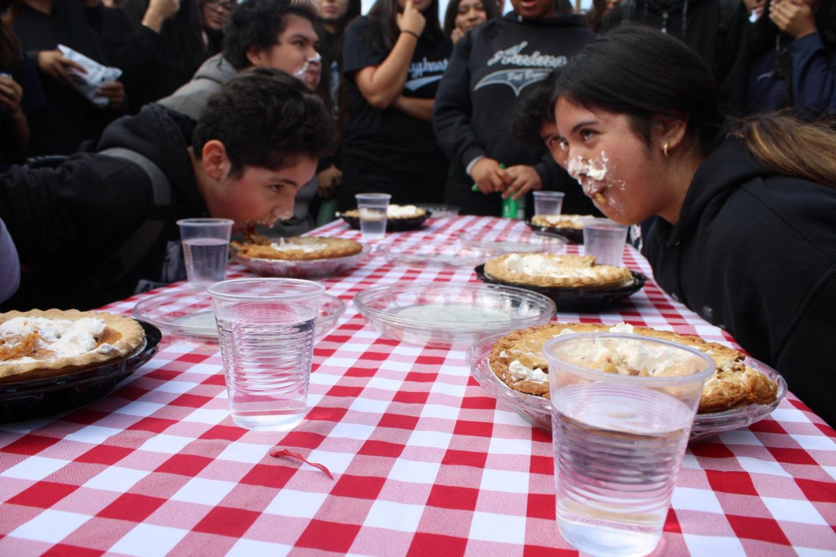 APB host pie eat contest during lunch